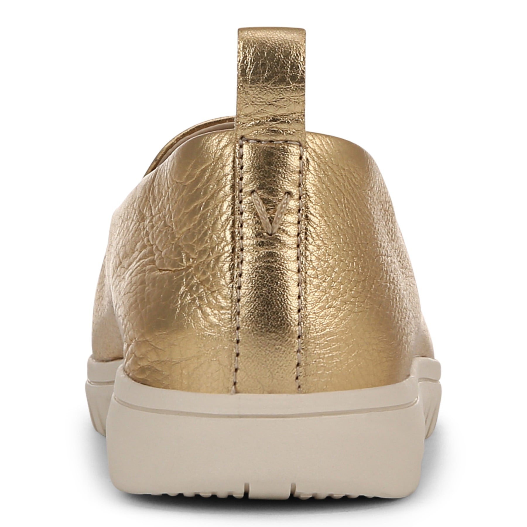 Vionic Uptown Willa womens Slip On/Loafer/Moc Shoe - Gold - Back