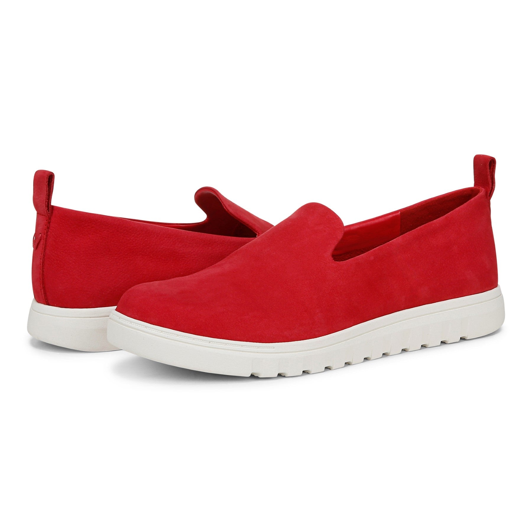 Vionic Uptown Willa womens Slip On/Loafer/Moc Shoe - Fruit Punch - pair left angle
