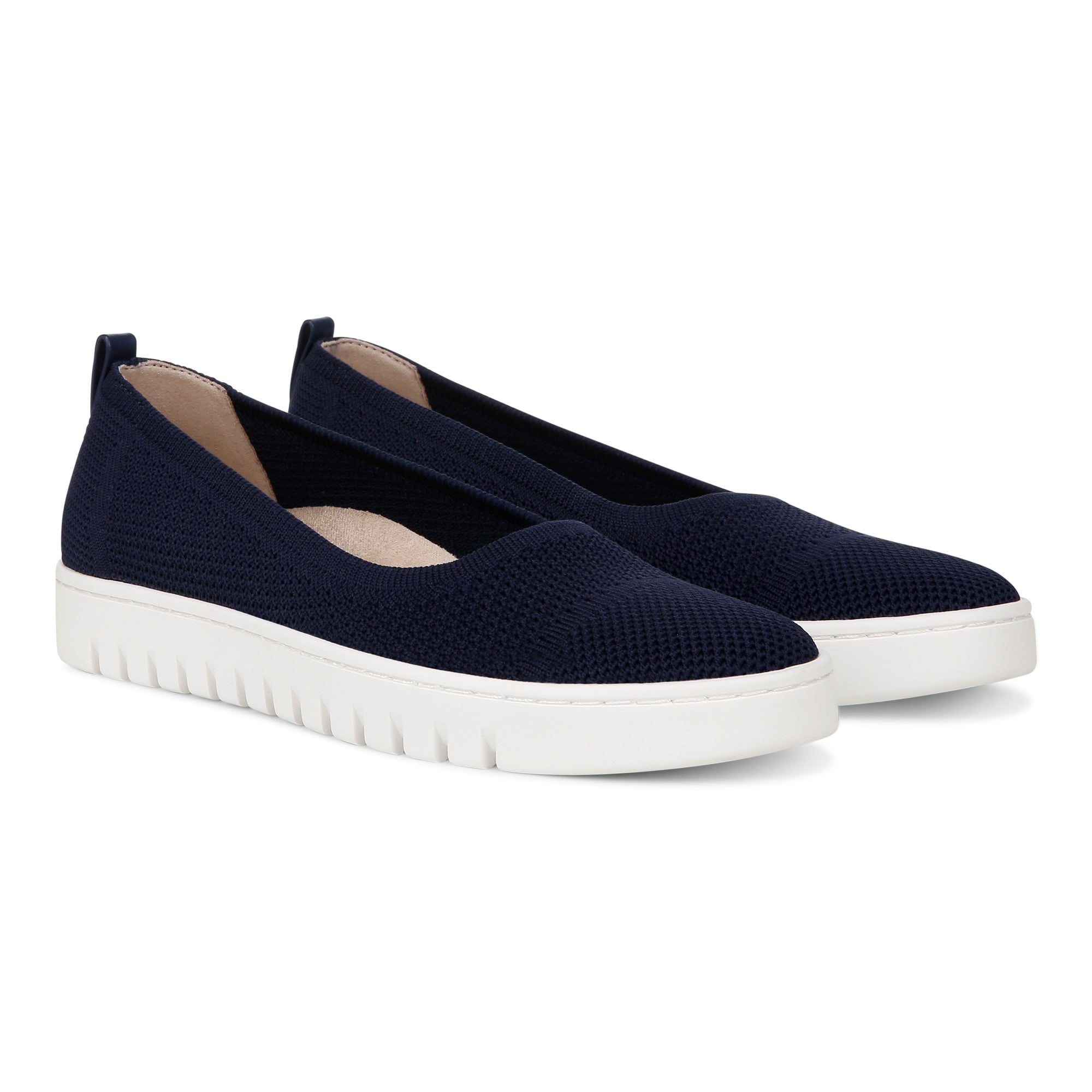 Vionic Uptown Skimmer Women's Knit Slip-On Comfort Shoe - Navy - Pair