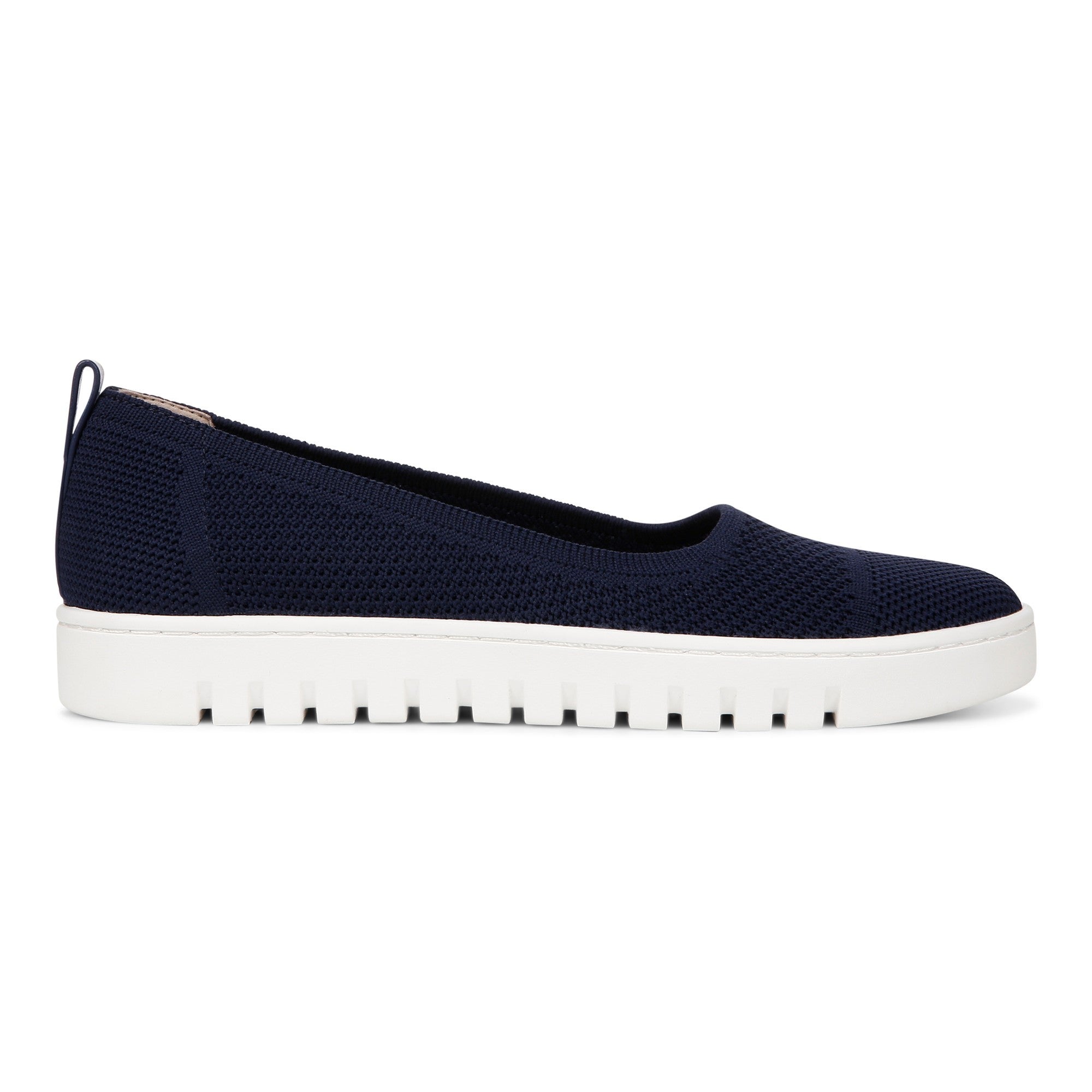 Vionic Uptown Skimmer Women's Knit Slip-On Comfort Shoe - Navy - Right side
