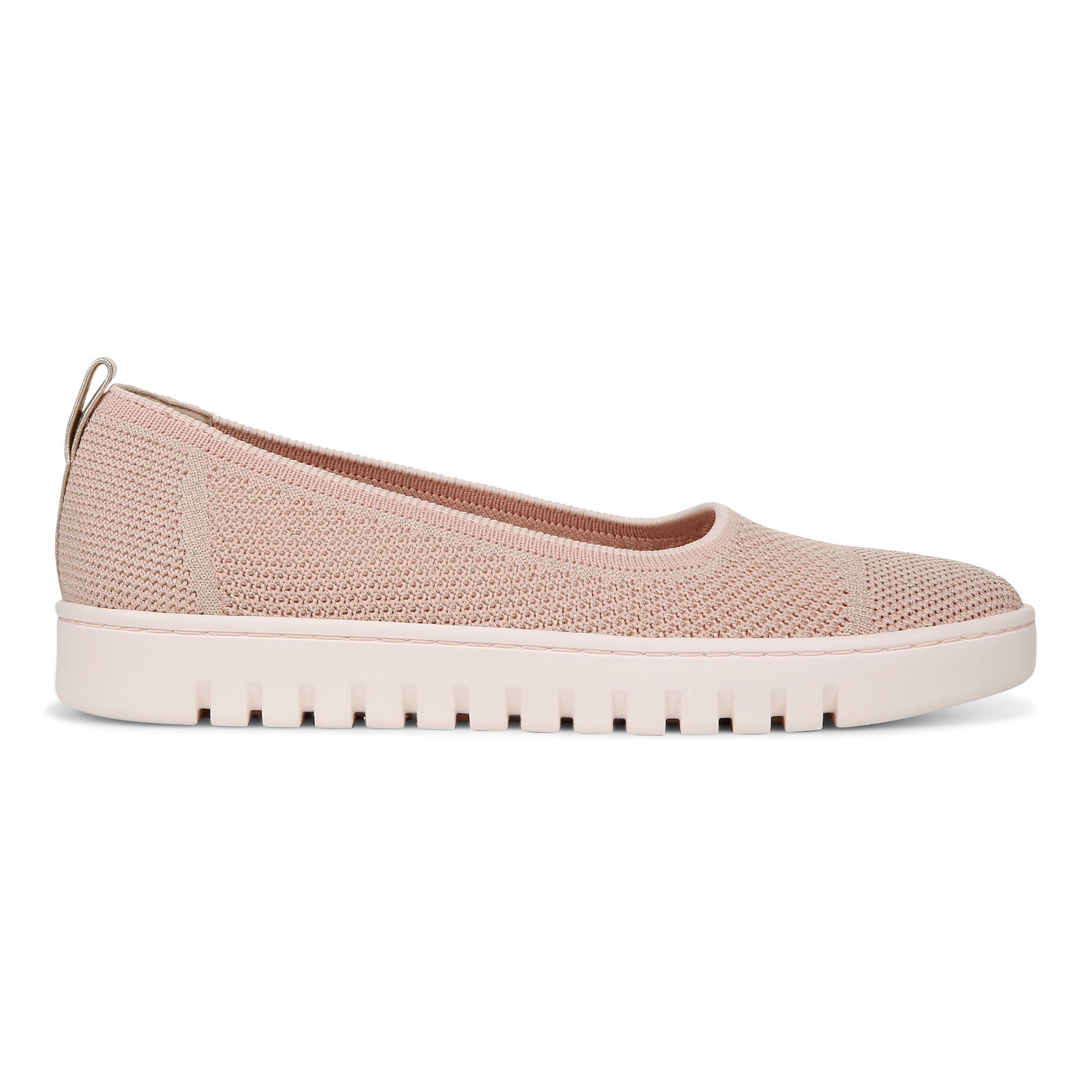 Vionic Uptown Skimmer Women's Knit Slip-On Comfort Shoe - Light Pink - Right side