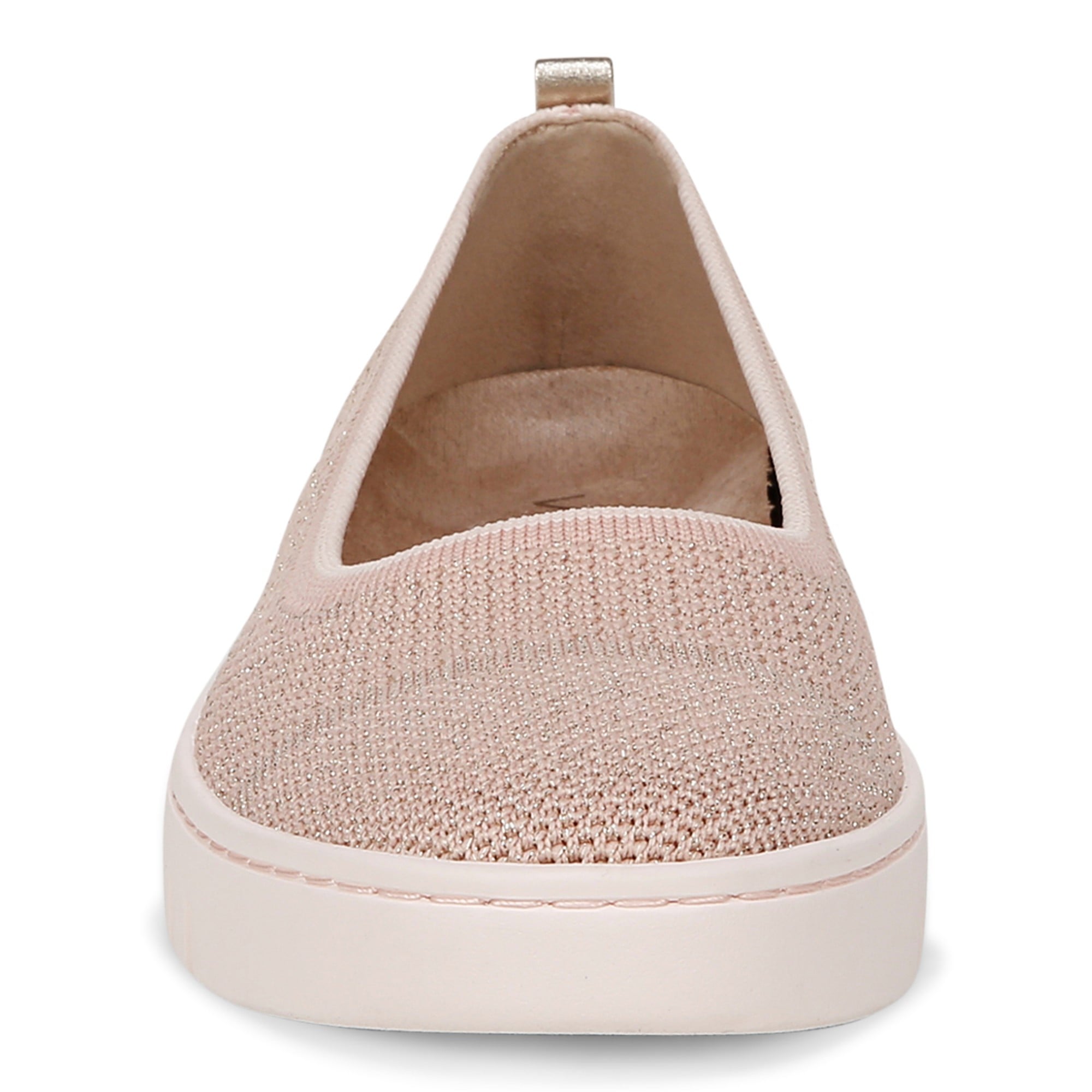 Vionic Uptown Skimmer Women's Knit Slip-On Comfort Shoe - Light Pink - Front