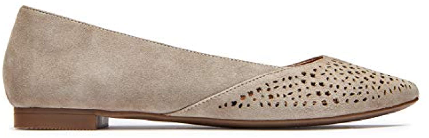Vionic Carmella Women's Flat Casual Shoe - Dark Taupe