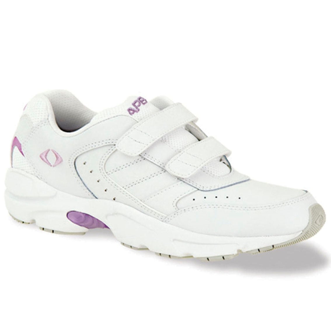 Apex V952 Women's Double Strap Walker - White - square