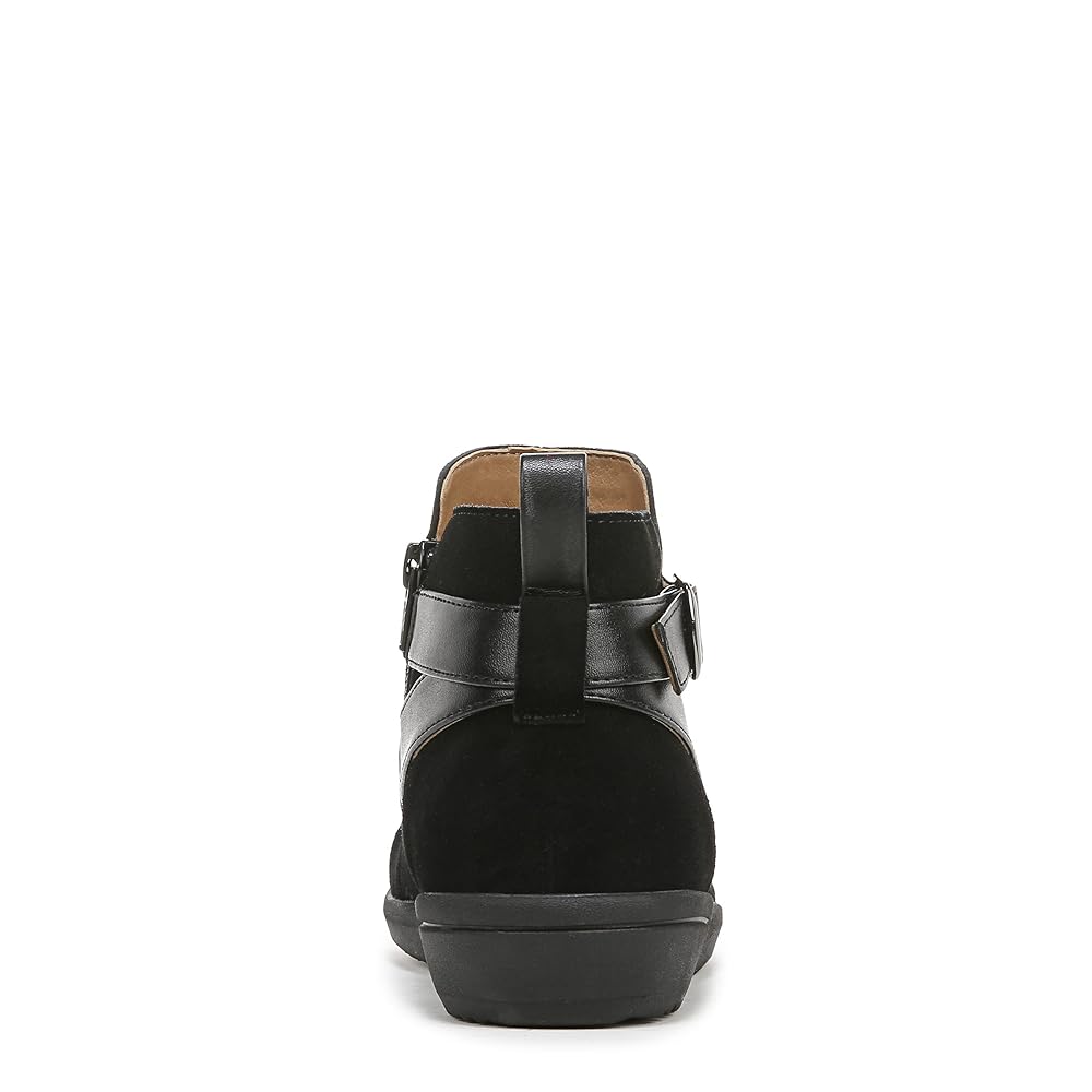 Vionic Romy - Women's Water Repellent Suede Ankle Boots - Black