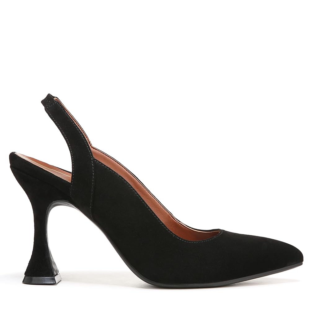 Vionic Adalena Women's Slingback Heeled Dress Shoe - Black Suede