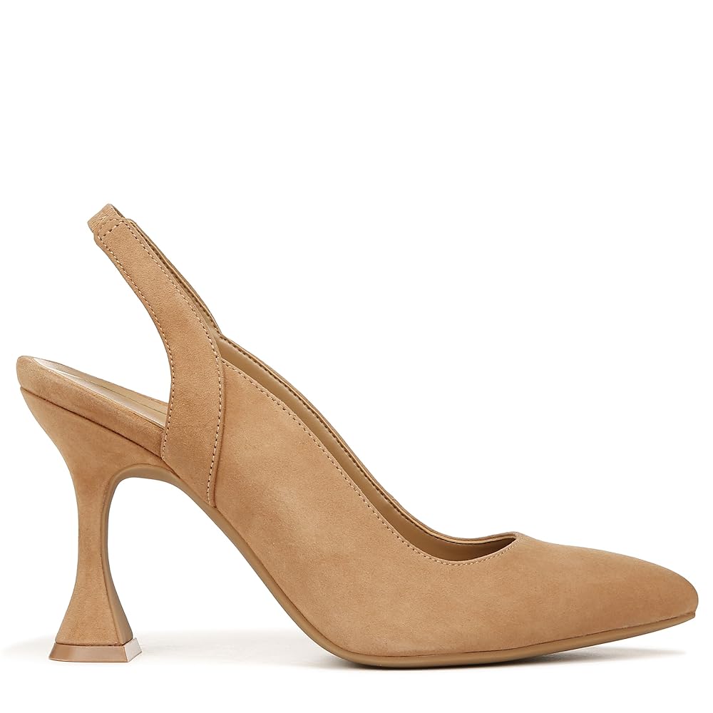 Vionic Adalena Women's Slingback Heeled Dress Shoe - Camel Suede