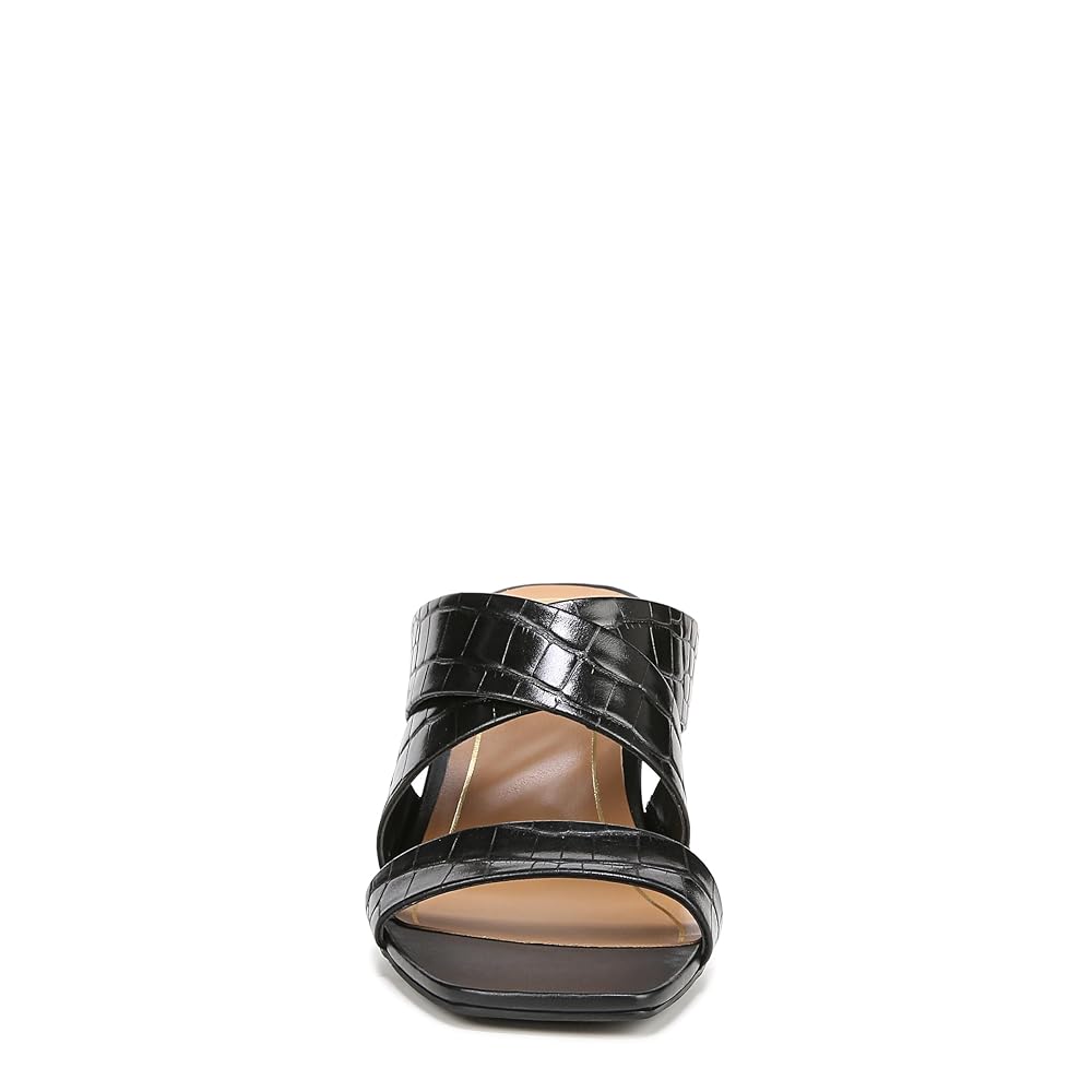 Vionic Merlot Women's Supportive Heeled Sandal - Black Croc