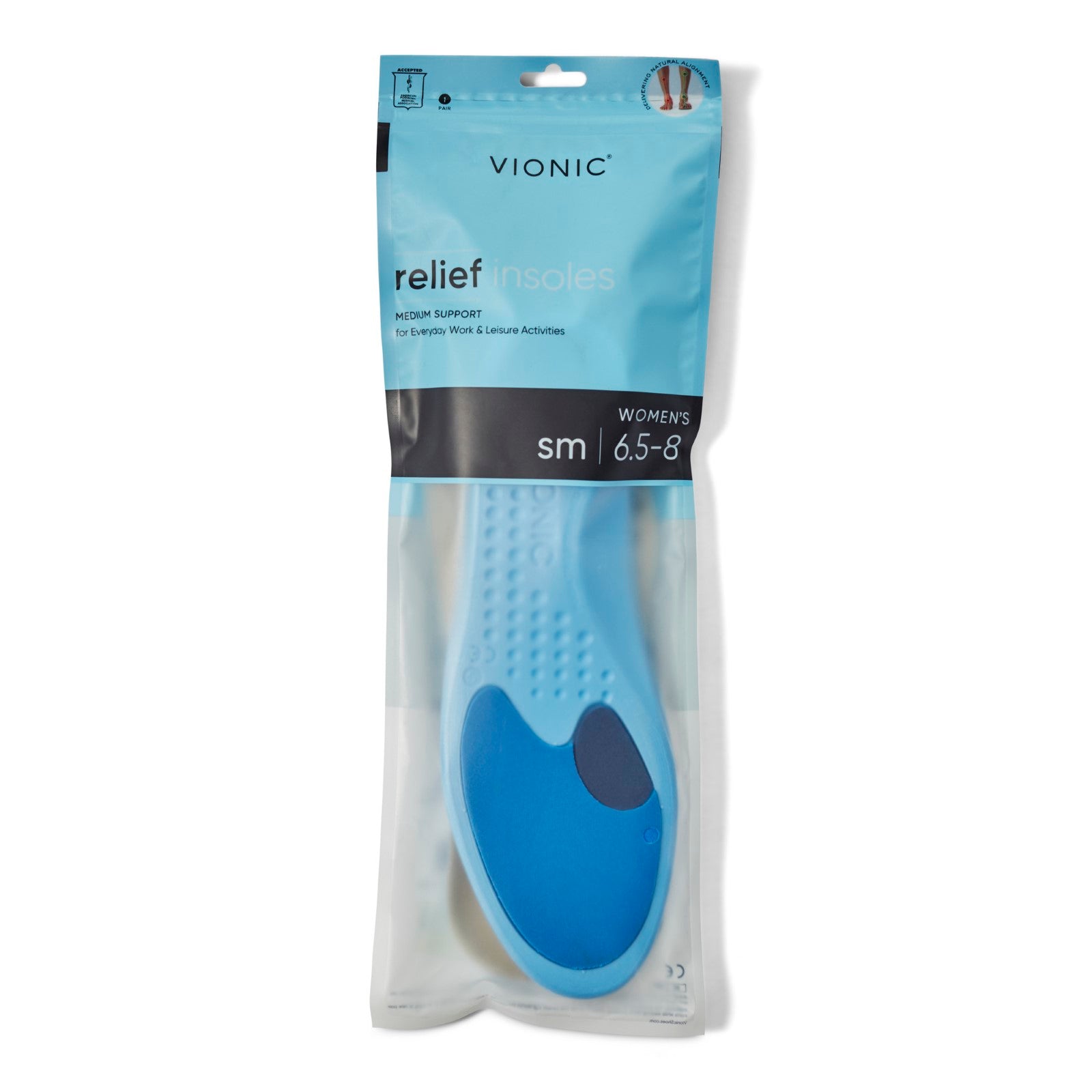 Vionic Relief Women's Full Length Orthotic Insoles - Vionic Orthotic Packaging Relief Womens Insoles