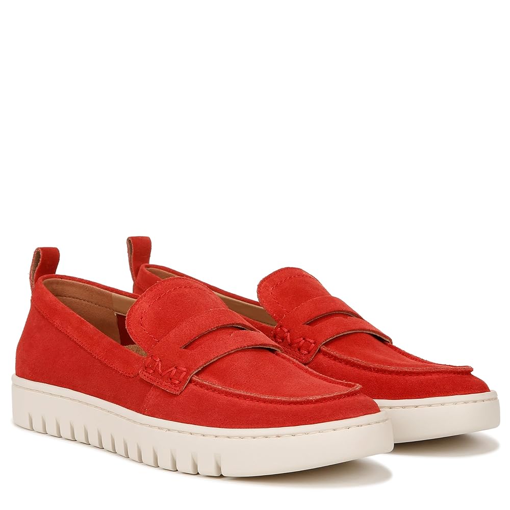 Vionic Uptown Resort Women's Slip-On Loafer Moc Casual Shoes - Red