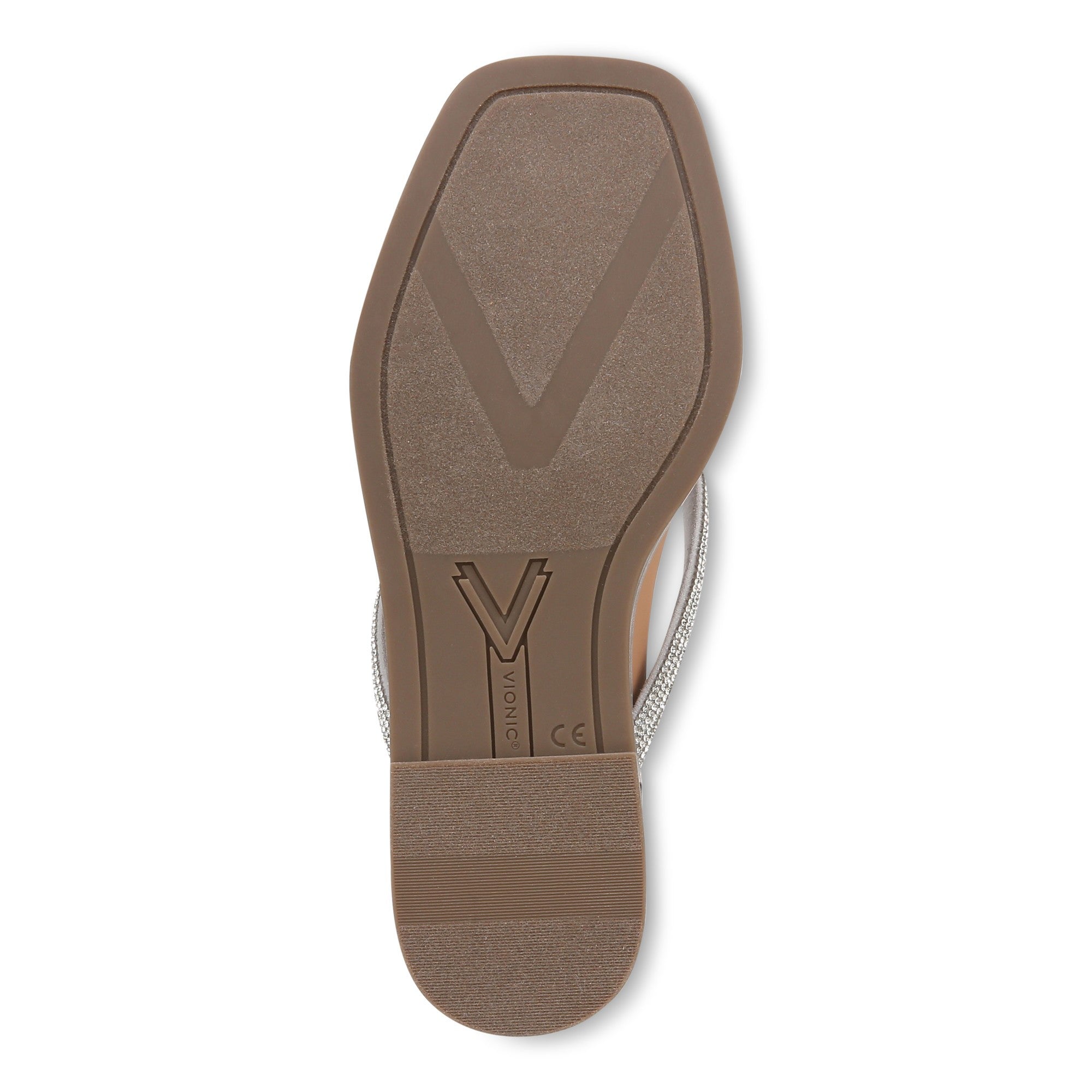 Vionic Vista Shine Women's Comfort Sandal - Silver - Bottom