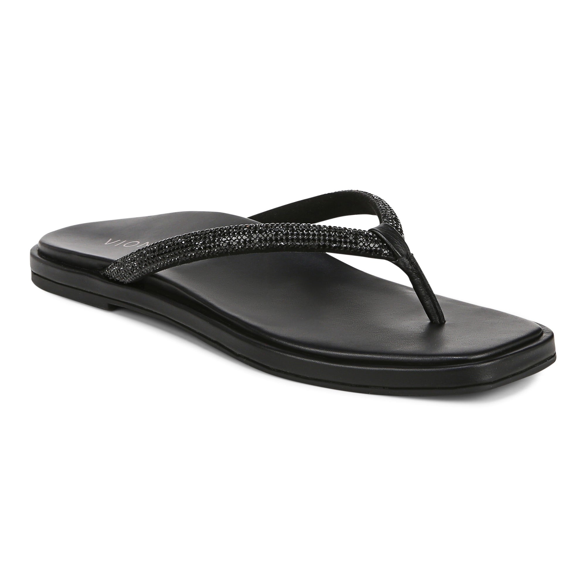 Vionic Vista Shine Women's Comfort Sandal in Black