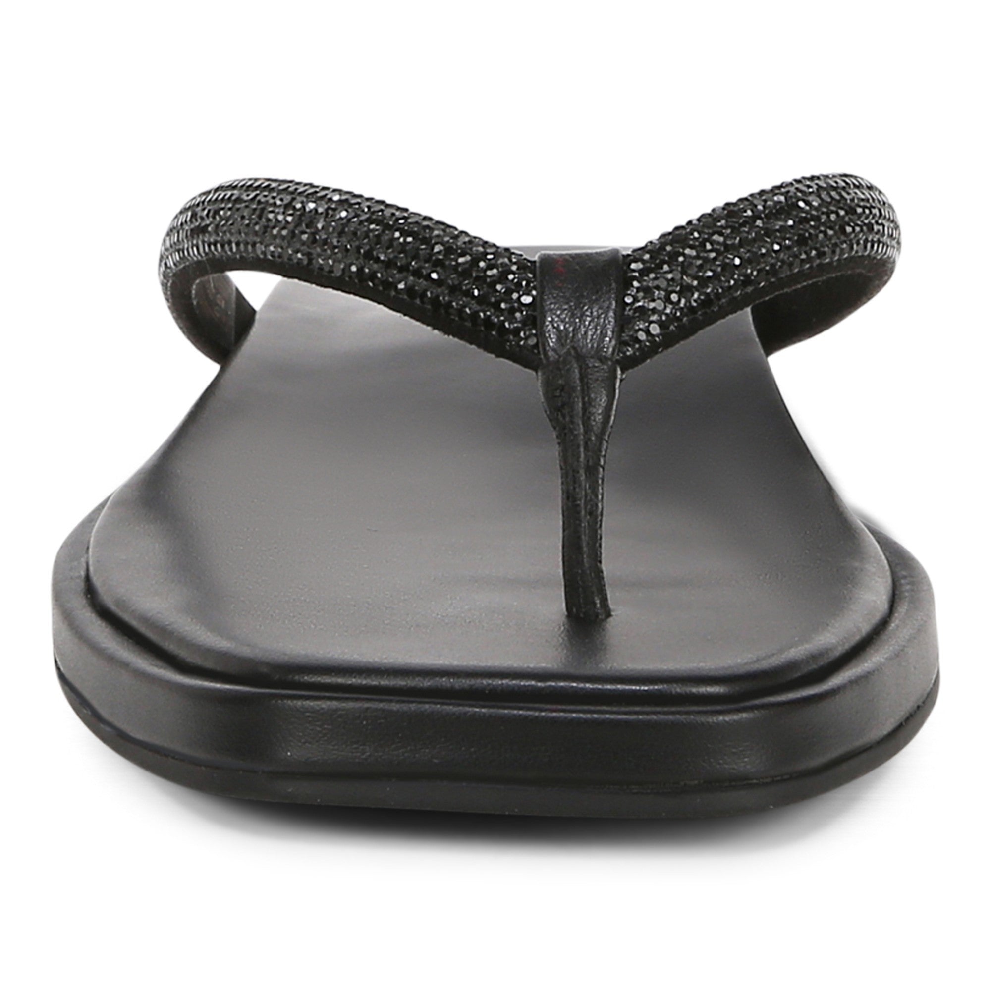 Vionic Vista Shine Women's Comfort Sandal - Black - Front