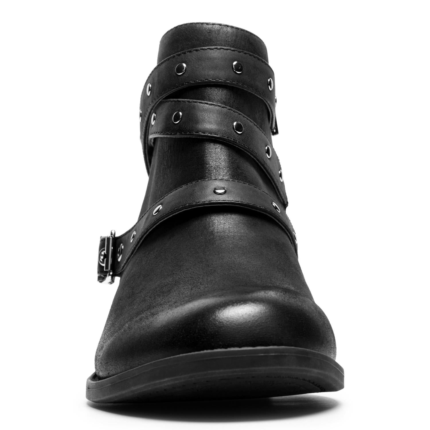 Vionic Country Lona Orthotic Boots - Women\'s - Black - 6 front view.jpg