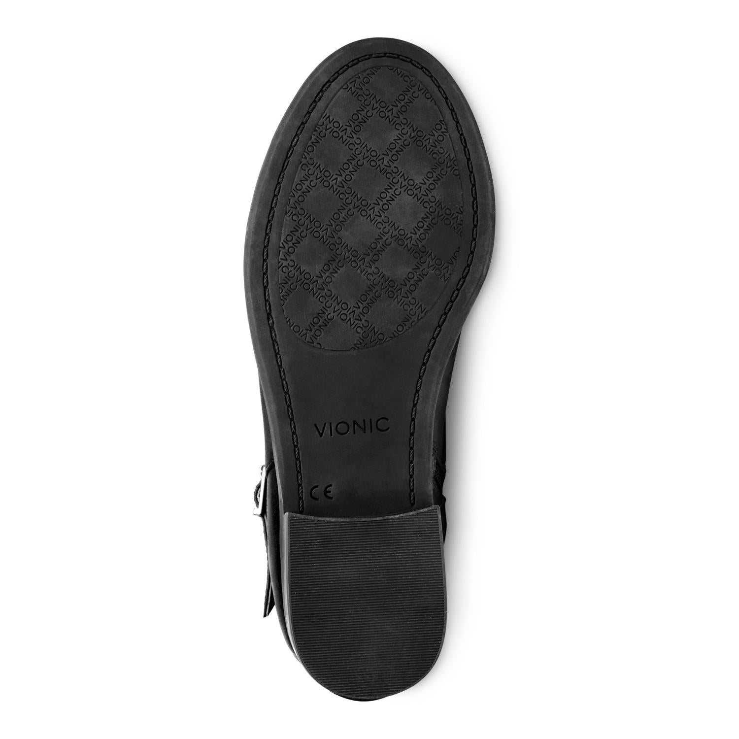 Vionic Country Lona Orthotic Boots - Women\'s - Black - 7 bottom view.jpg
