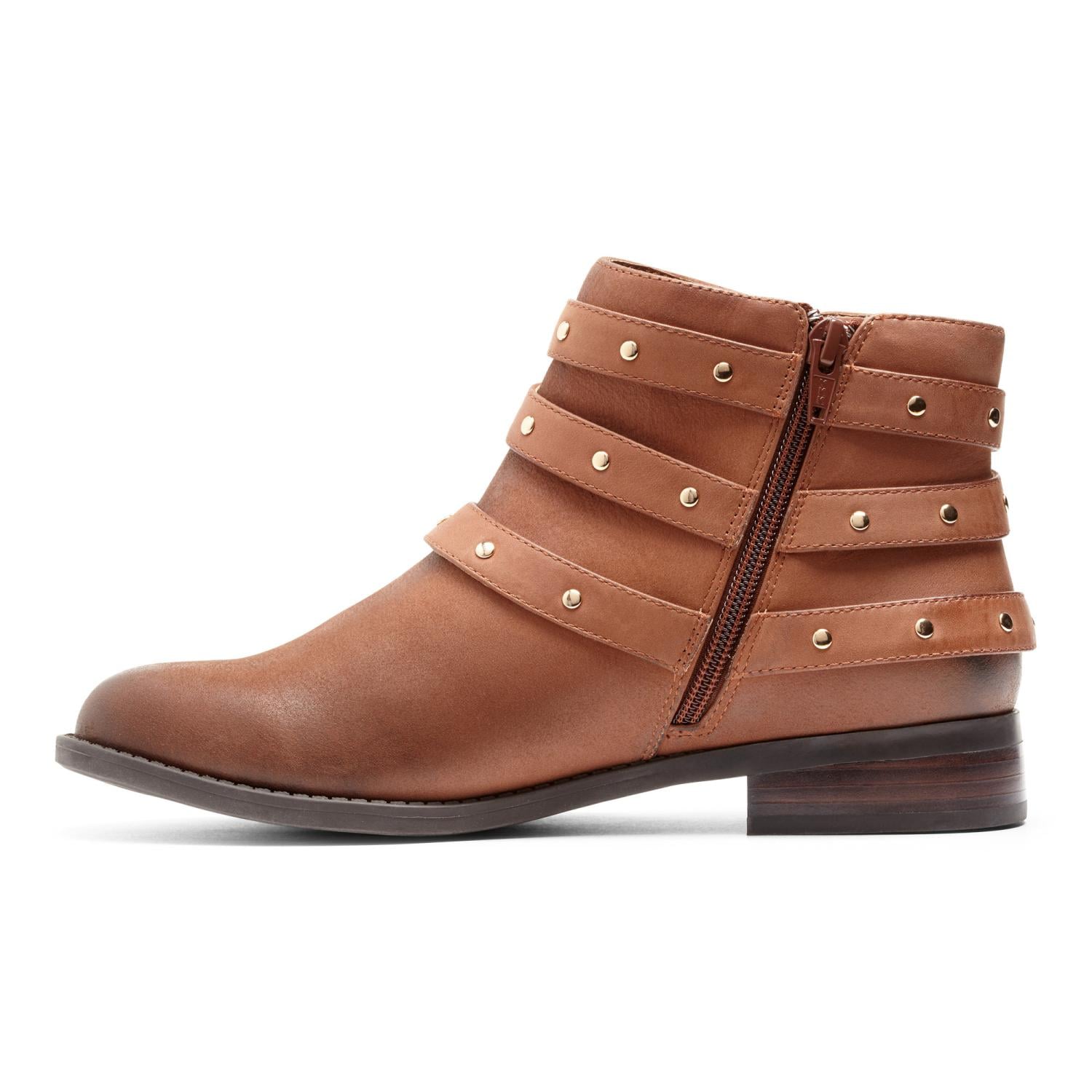 Vionic Country Lona Orthotic Boots - Women\'s - Tan - 2 left view.jpg