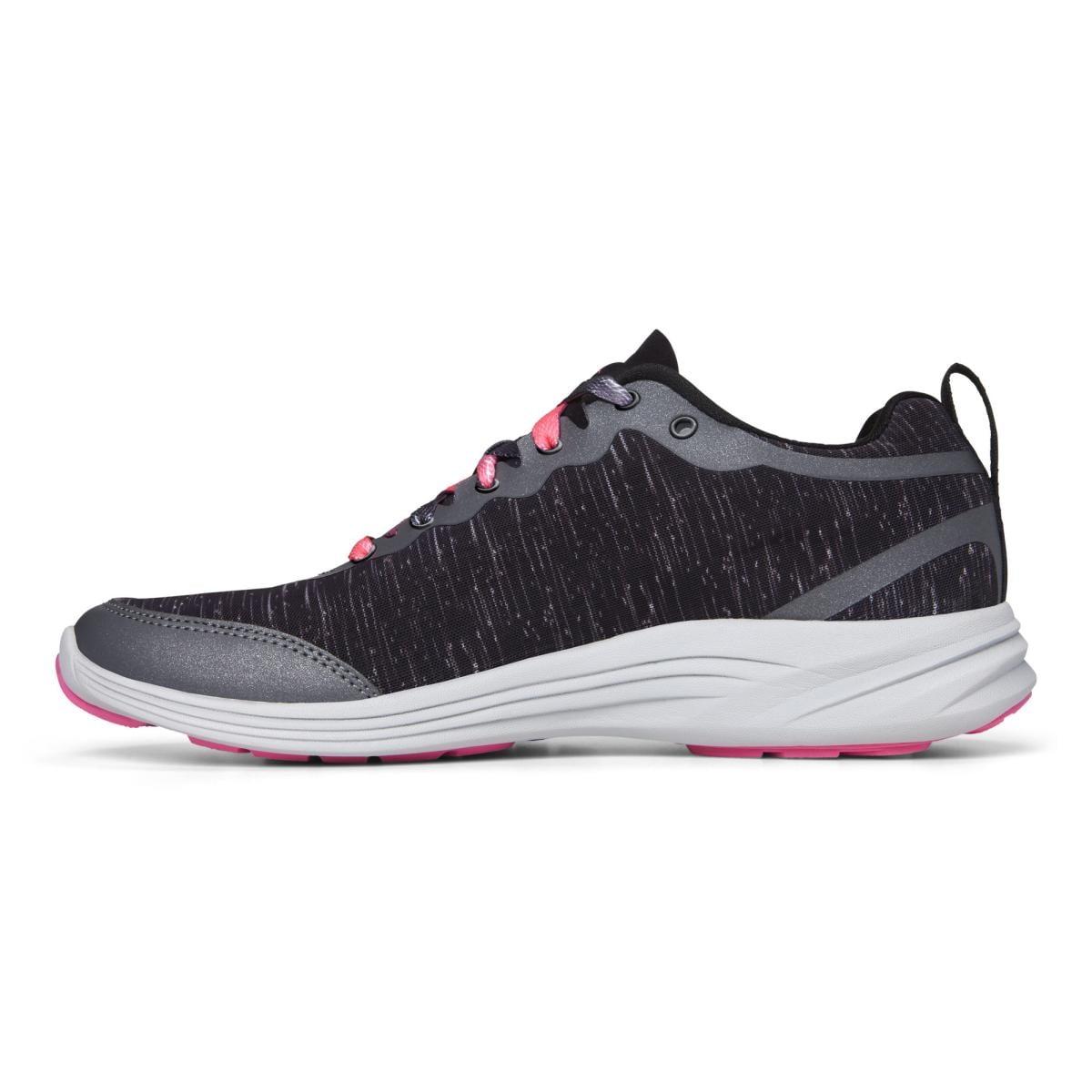 Vionic Agile Fyn Athletic Sneakers - Black - 2 left view.jpg