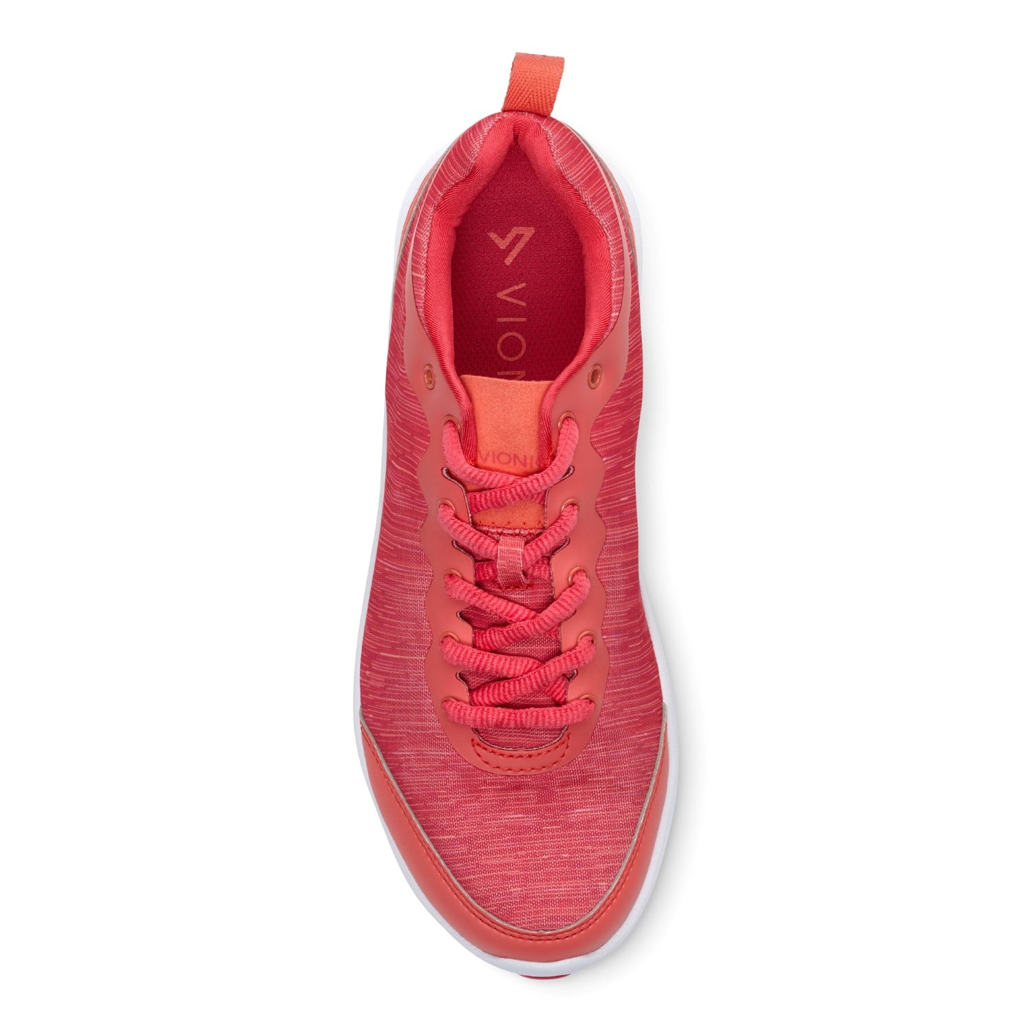 Vionic Agile Fyn - Women's Athletic Sneakers - Coral - 3 top view