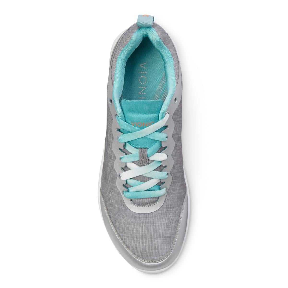 Vionic Agile Fyn Athletic Sneakers - Light Grey - 3 top view.jpg