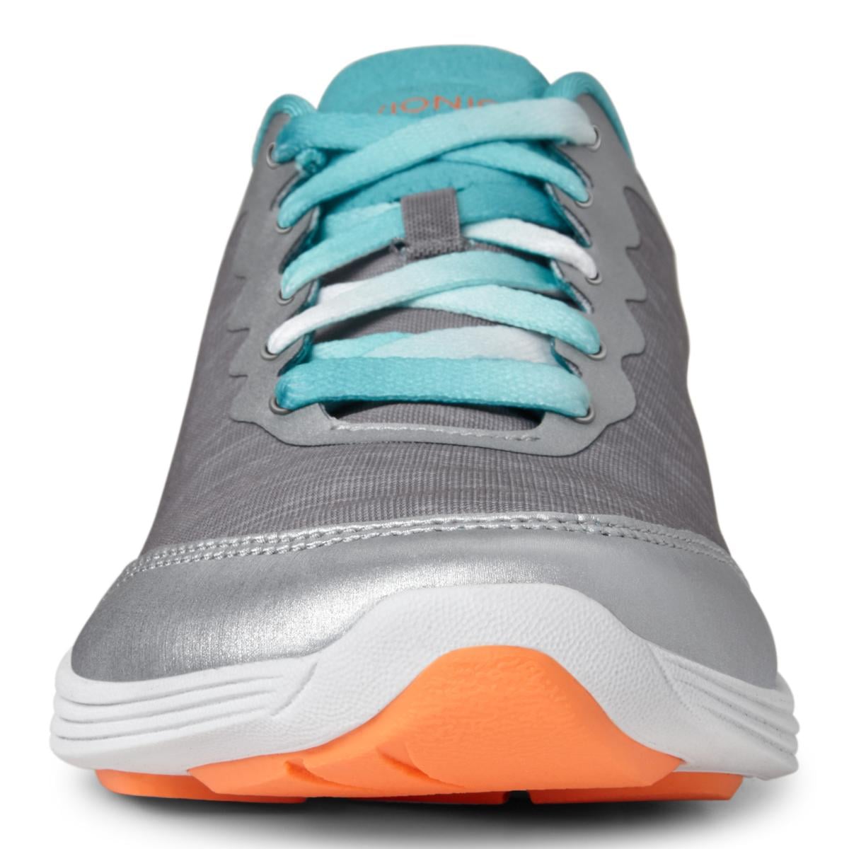 Vionic Agile Fyn Athletic Sneakers - Light Grey - 6 front view.jpg