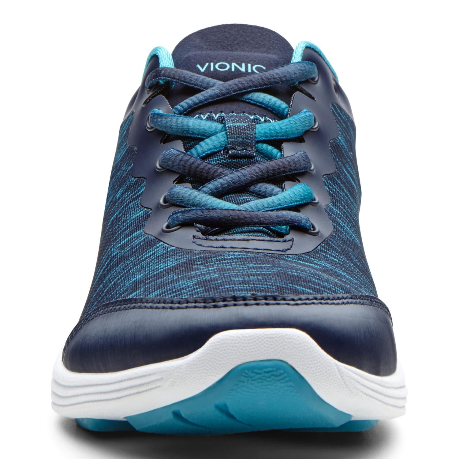 Vionic Agile Fyn - Women's Athletic Sneakers - Navy - 6 front view