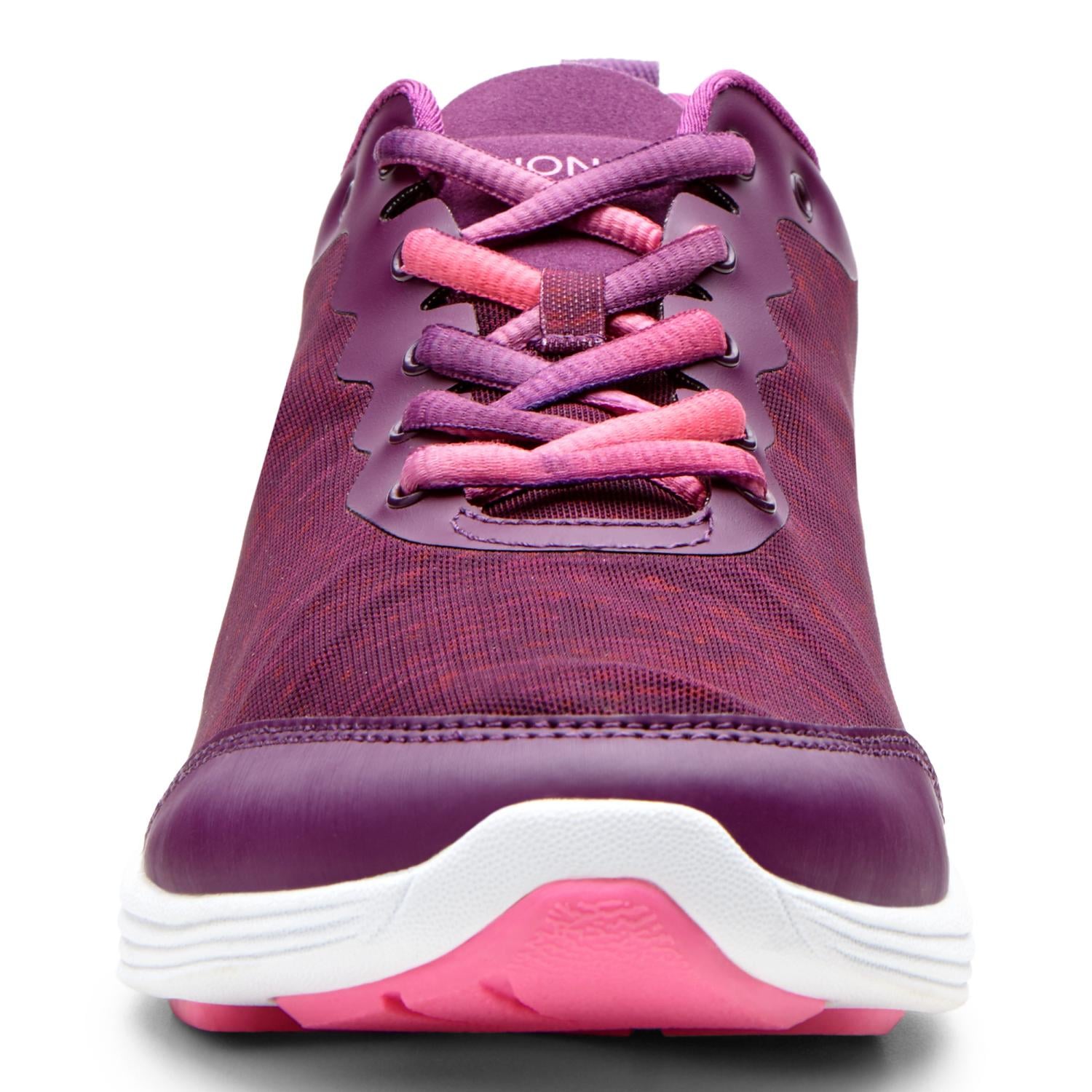 Vionic Agile Fyn - Women's Athletic Sneakers - Purple - 6 front view