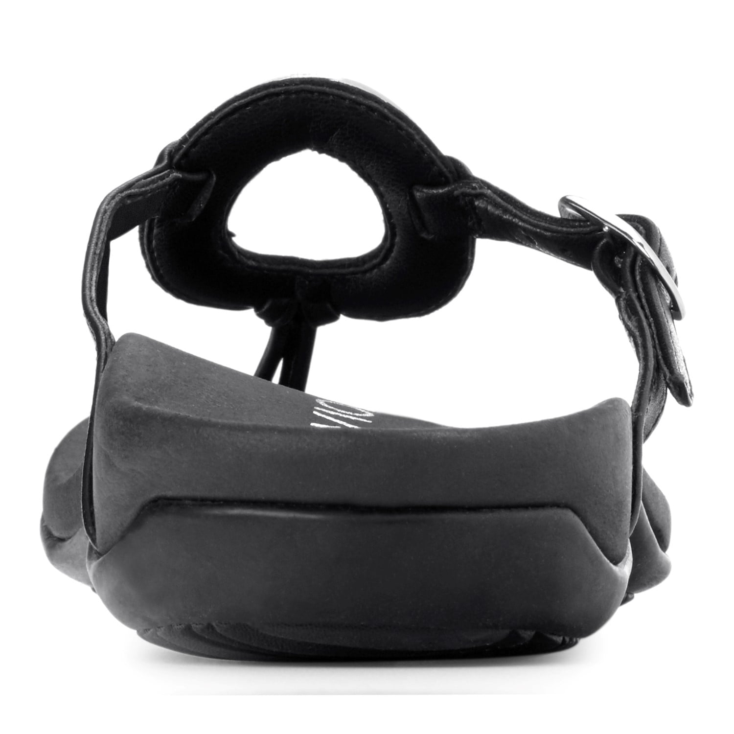 Vionic Karina Women's Toe-post Supportive Sandal - Black - 5 back view