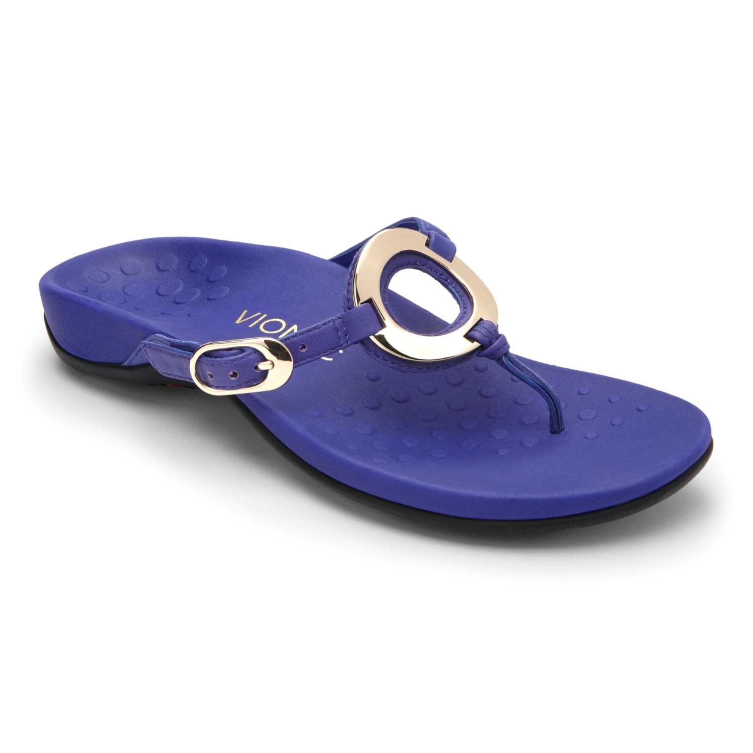 Vionic Karina Women's Toe-post Supportive Sandal - Purple - 1 main view