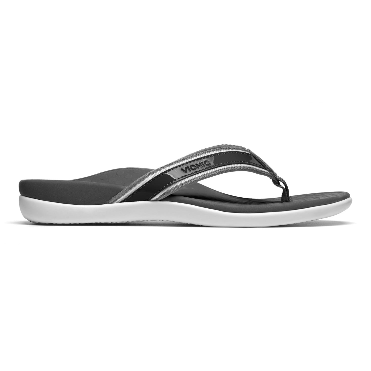 Vionic Tide Sport  - Women's Classic Tide Sandal - Black - 4 right view