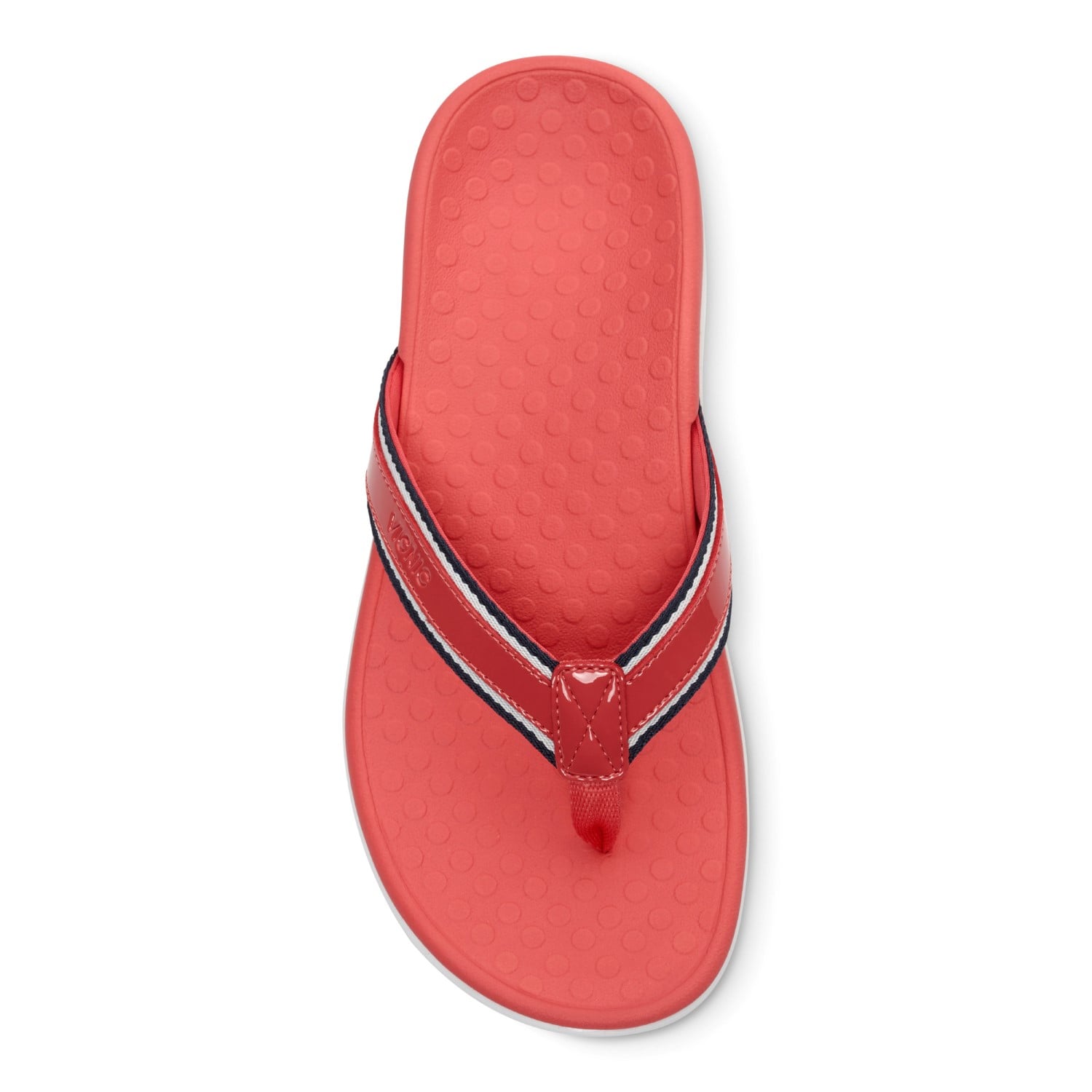 Vionic Tide Sport  - Women's Classic Tide Sandal - Coral - 3 top view