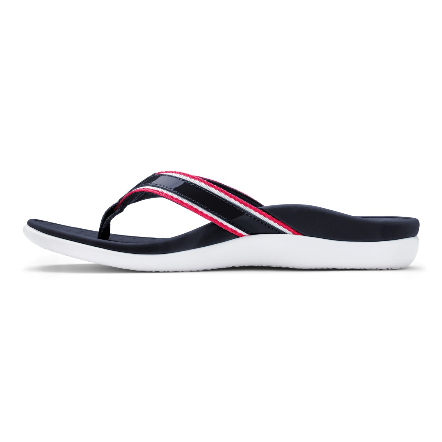 Vionic Tide Sport  - Women's Classic Tide Sandal - Navy - 2 left view