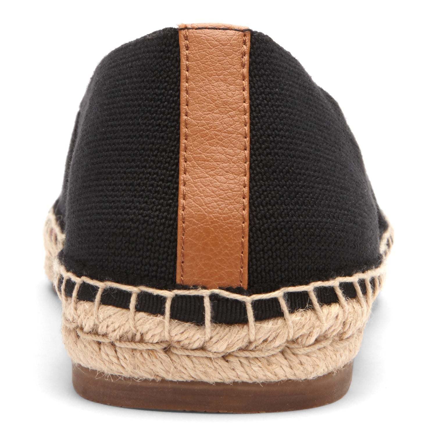 Vionic Coast Valeri  - Women's Espadrille Flat - Black - 5 back view