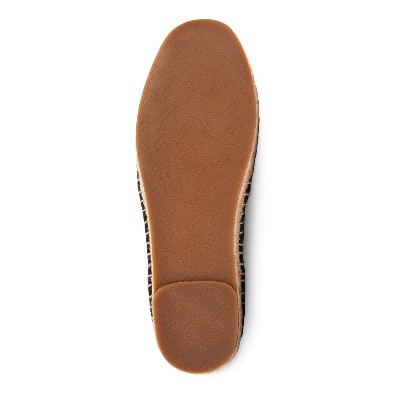 Vionic Coast Valeri  - Women's Espadrille Flat - Black - 7 bottom view