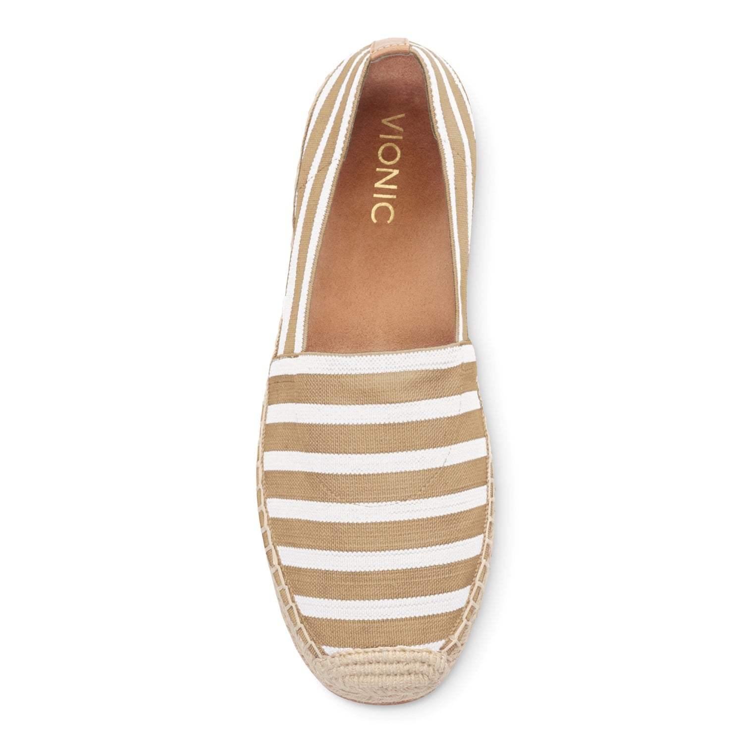 Vionic Coast Valeri  - Women's Espadrille Flat - SNDSTRP - 3 top view