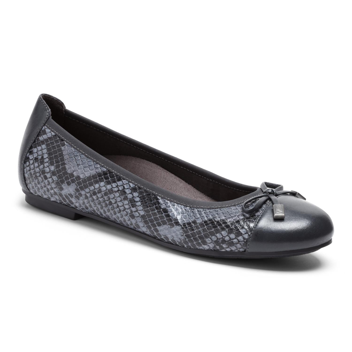 Vionic Spark Minna - Women's Casual Shoes - Grey Snake - 1 main view