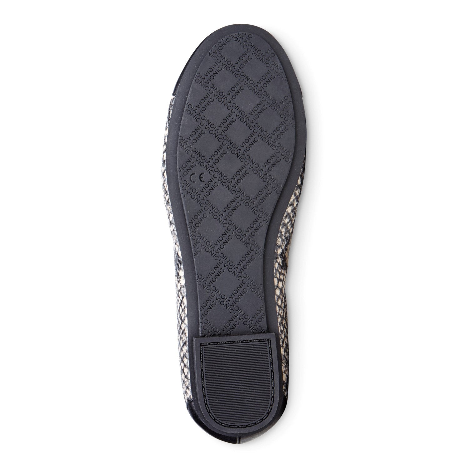 Vionic Spark Minna - Women's Casual Shoes - Natural Snake - 7 bottom view