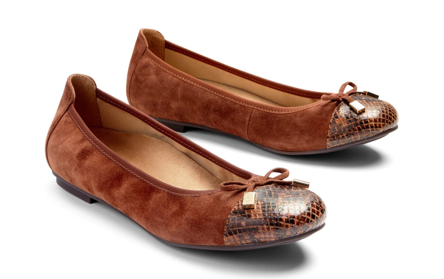 Vionic Spark Minna - Women's Casual Shoes - Saddle Snake - Pair