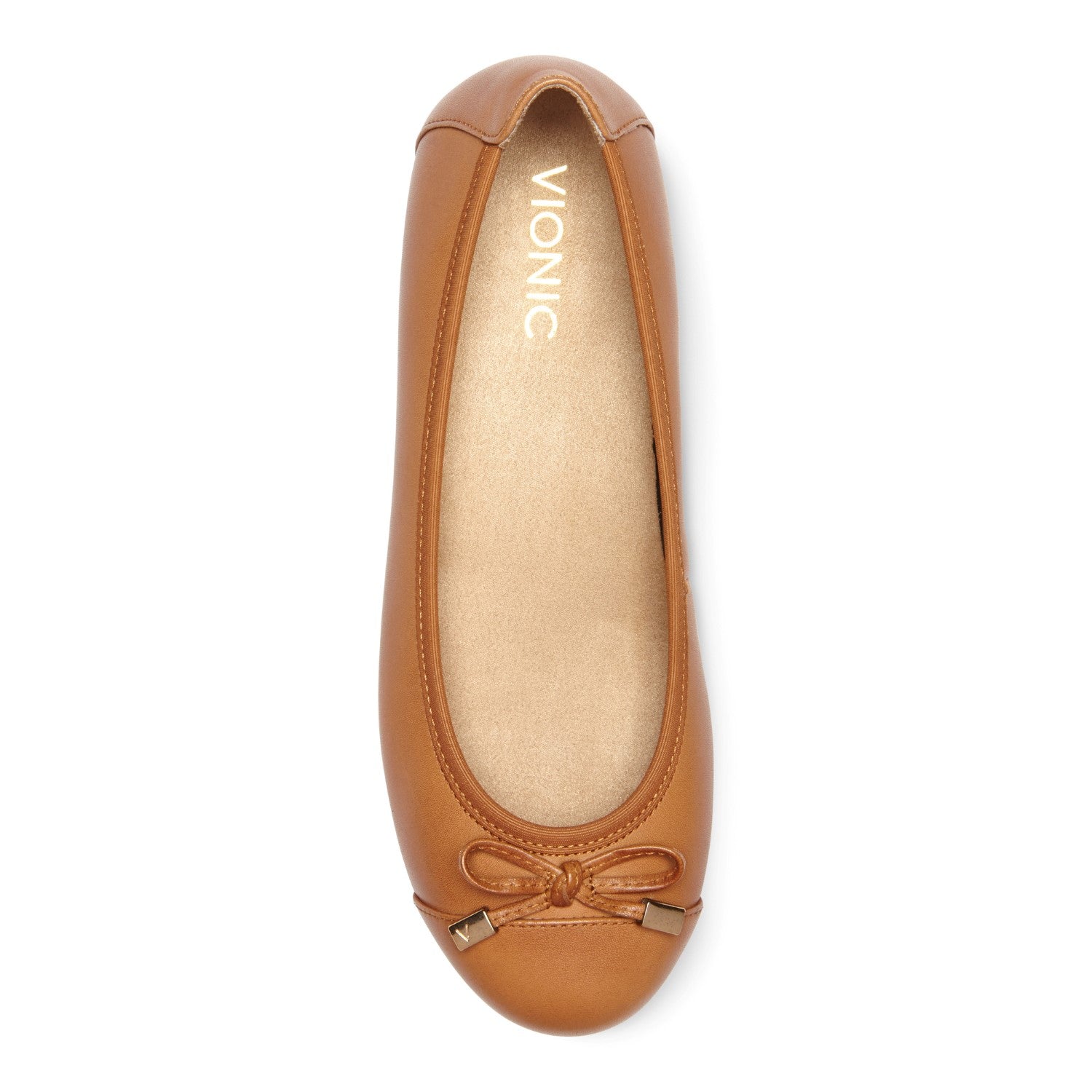 Vionic Spark Minna - Women's Casual Shoes - Tan - 3 top view