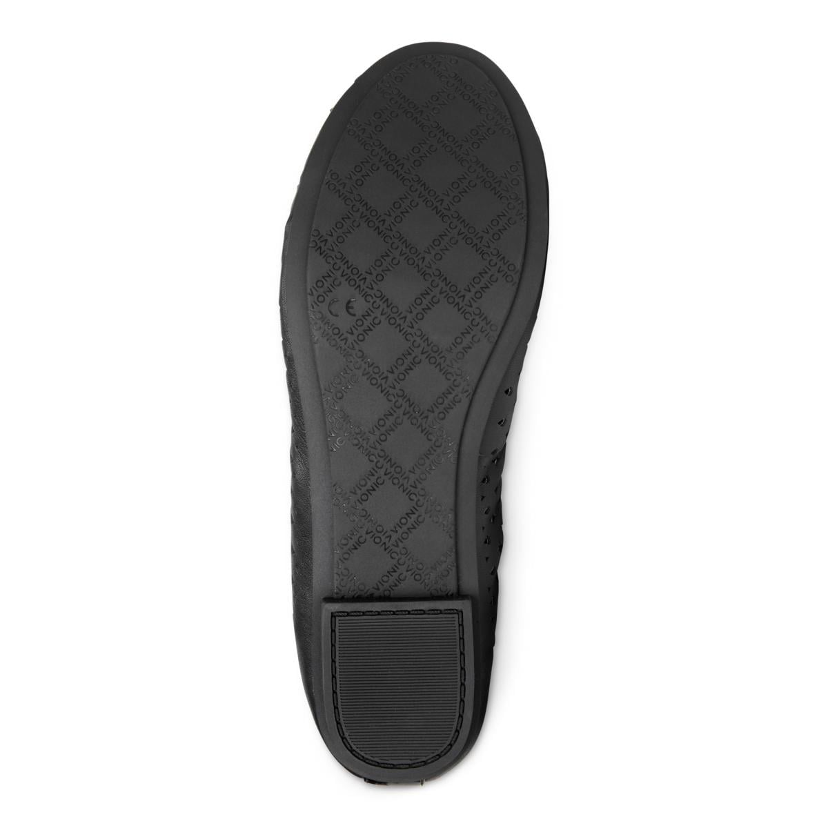 Vionic Spark Surin Modern Ballet Flat - 7 bottom view Black