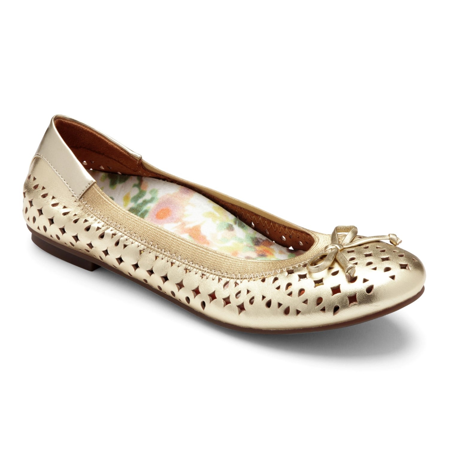 Vionic Spark Surin - Women's Modern Ballet Flat - Gold - 1 main view