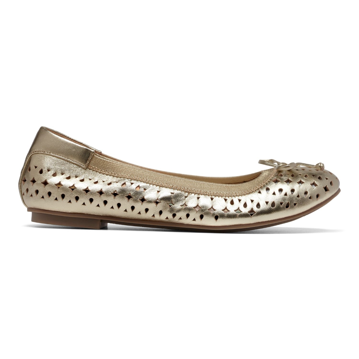 Vionic Spark Surin - Women's Modern Ballet Flat - Gold - 4 right view