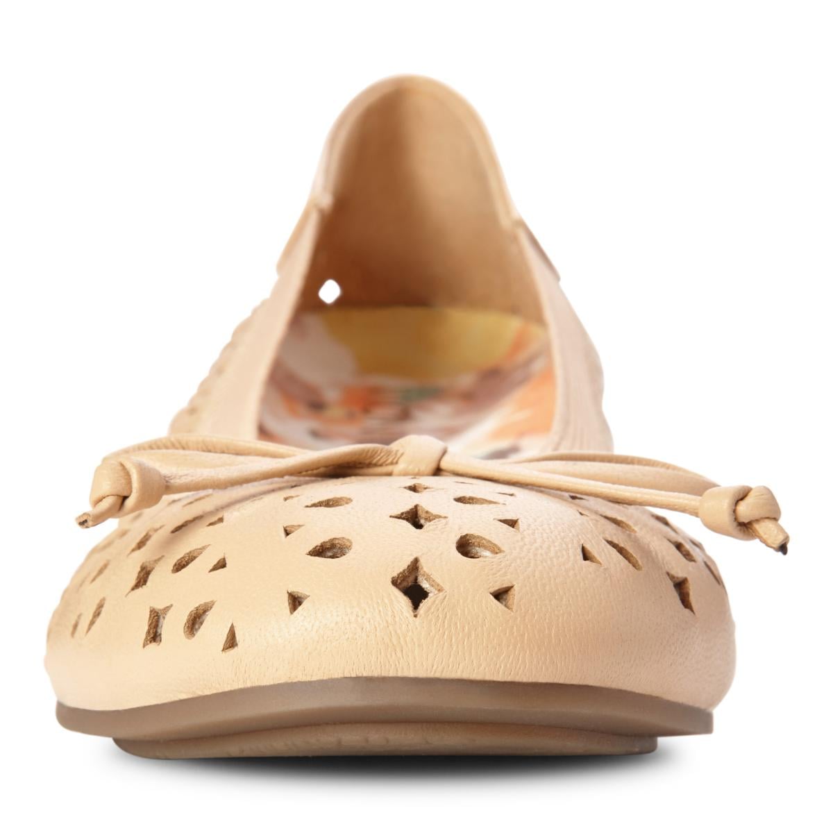 Vionic Spark Surin Modern Ballet Flat - Nude - 6 front view