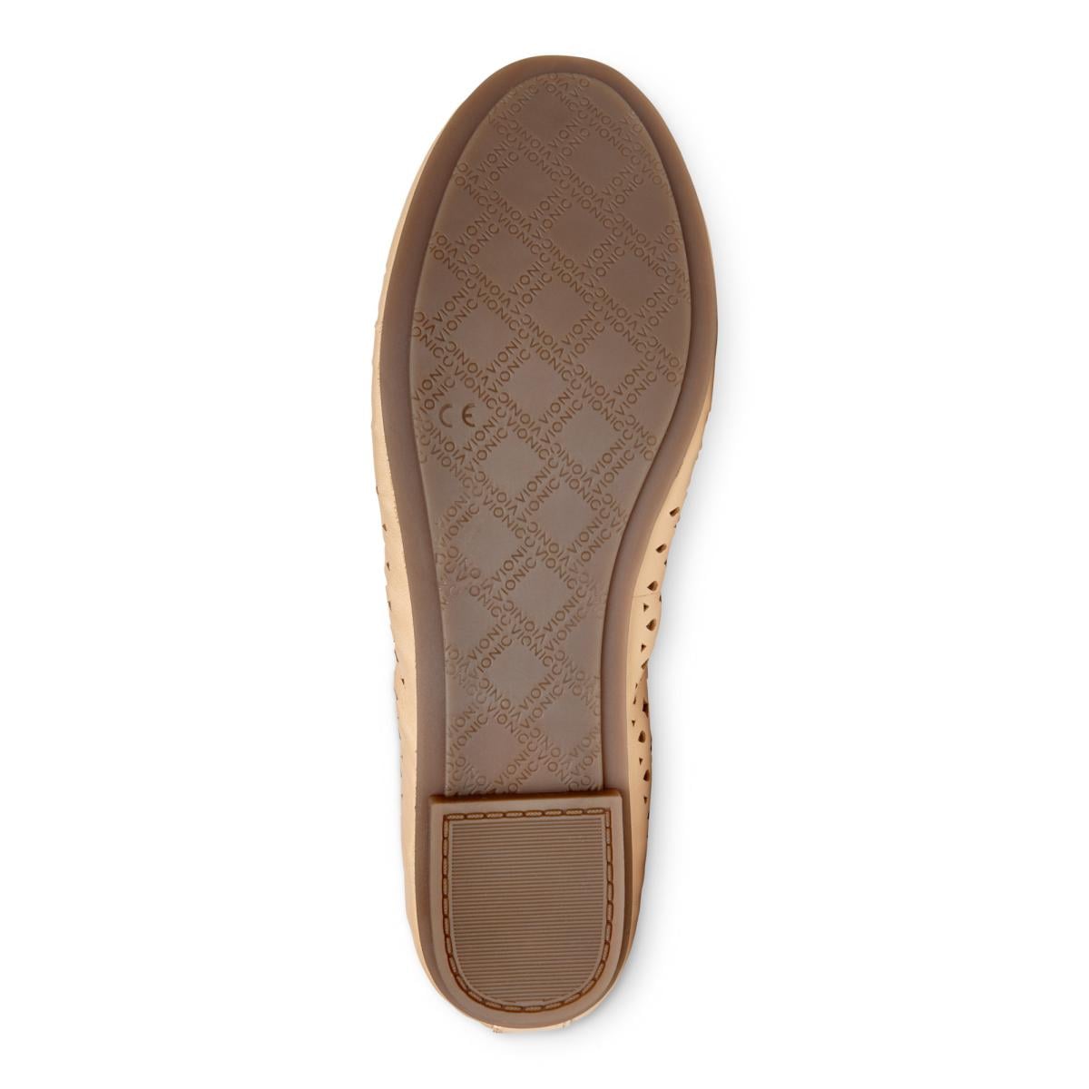 Vionic Spark Surin Modern Ballet Flat - 7 Nude - bottom view