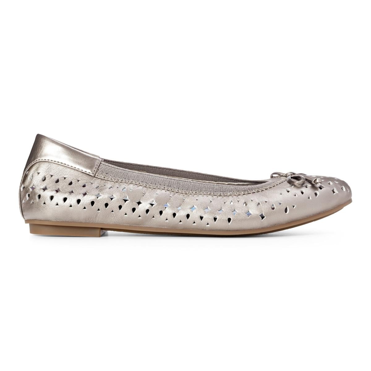 Vionic Spark Surin Modern Ballet Flat - Pewter 4 right view