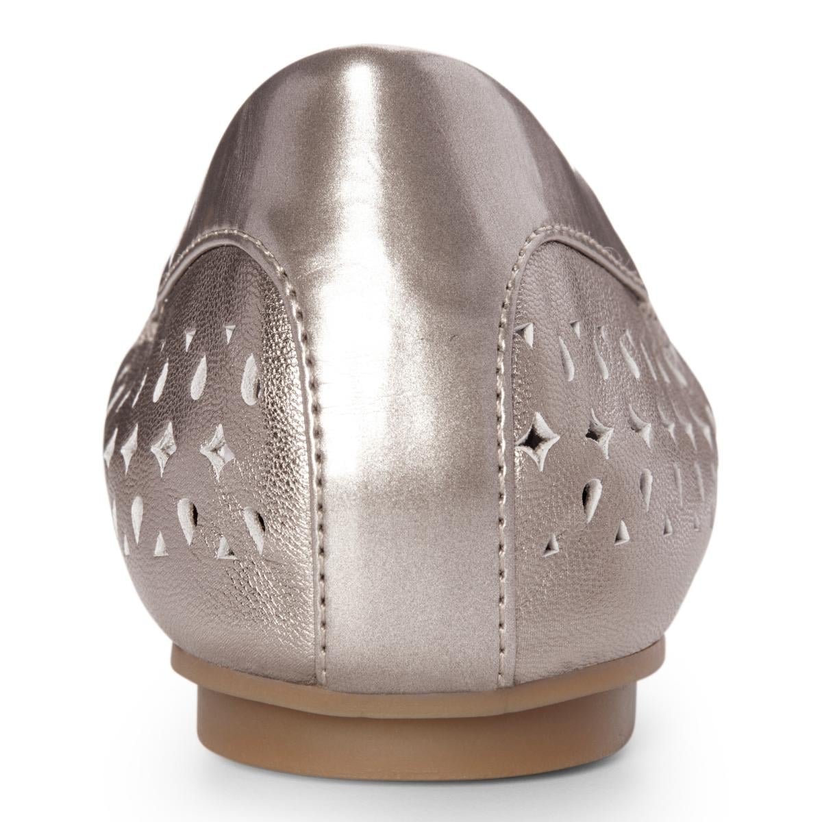 Vionic Spark Surin Modern Ballet Flat - Pewter 5 back view