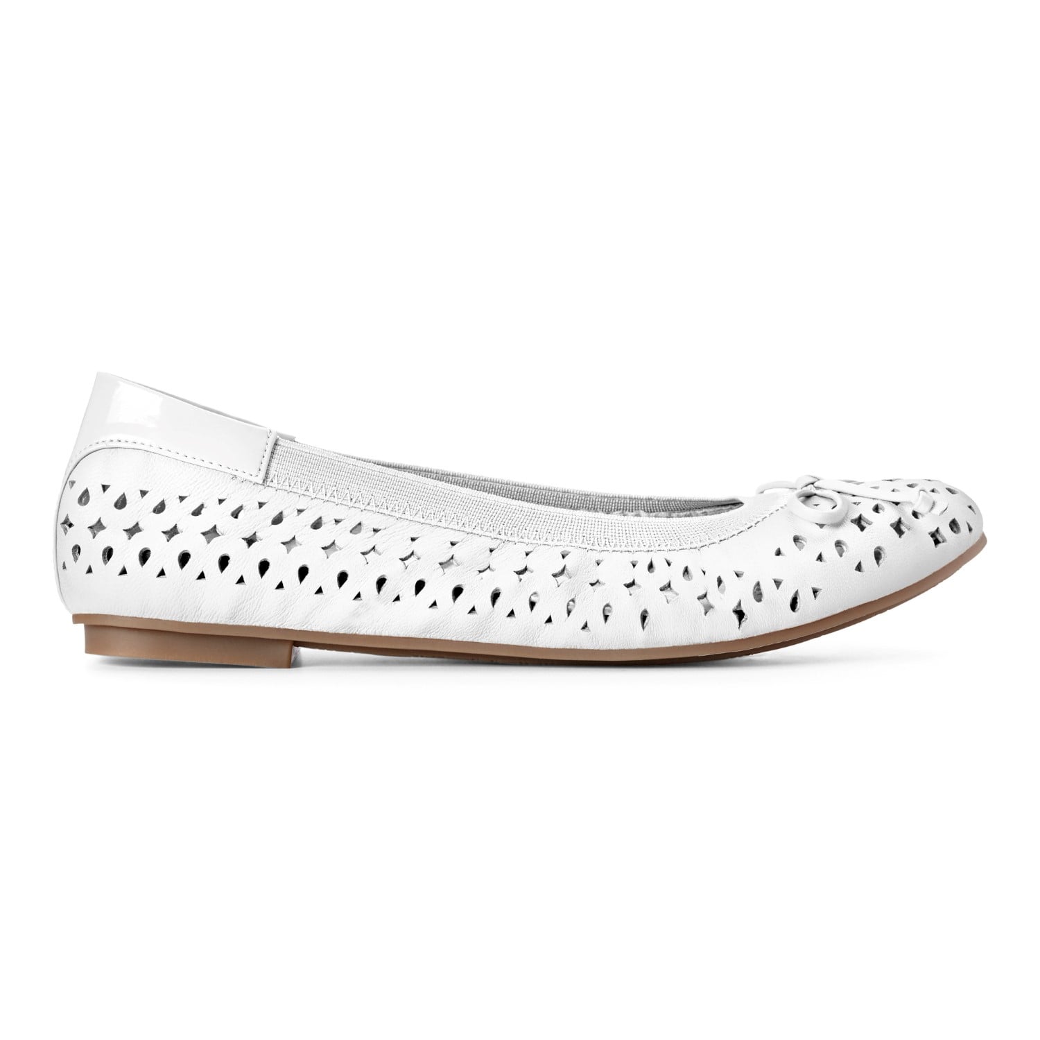 Vionic Spark Surin - Women's Modern Ballet Flat - White - 4 right view