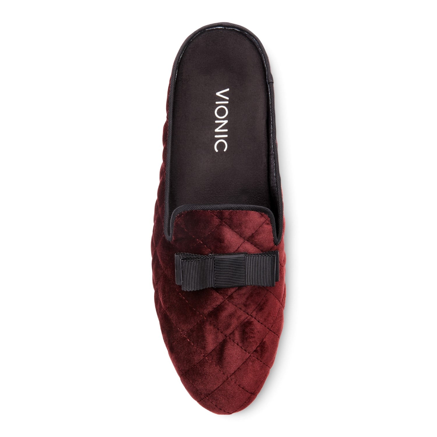 Vionic Snug Eloise - Women's Mule - Merlot - 3 top view
