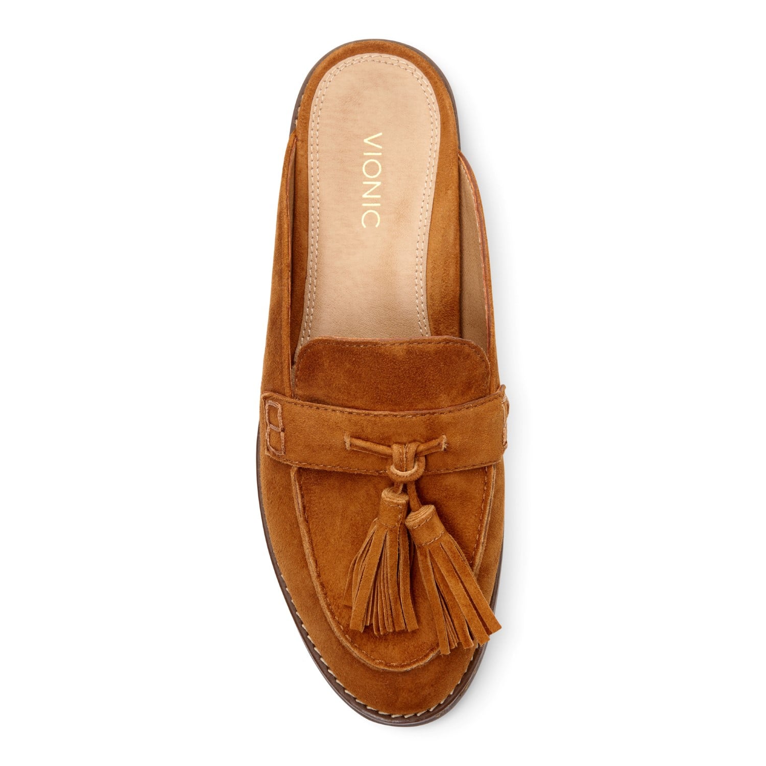 Vionic Wise Reagan - Women's Mule -  Caramel top view