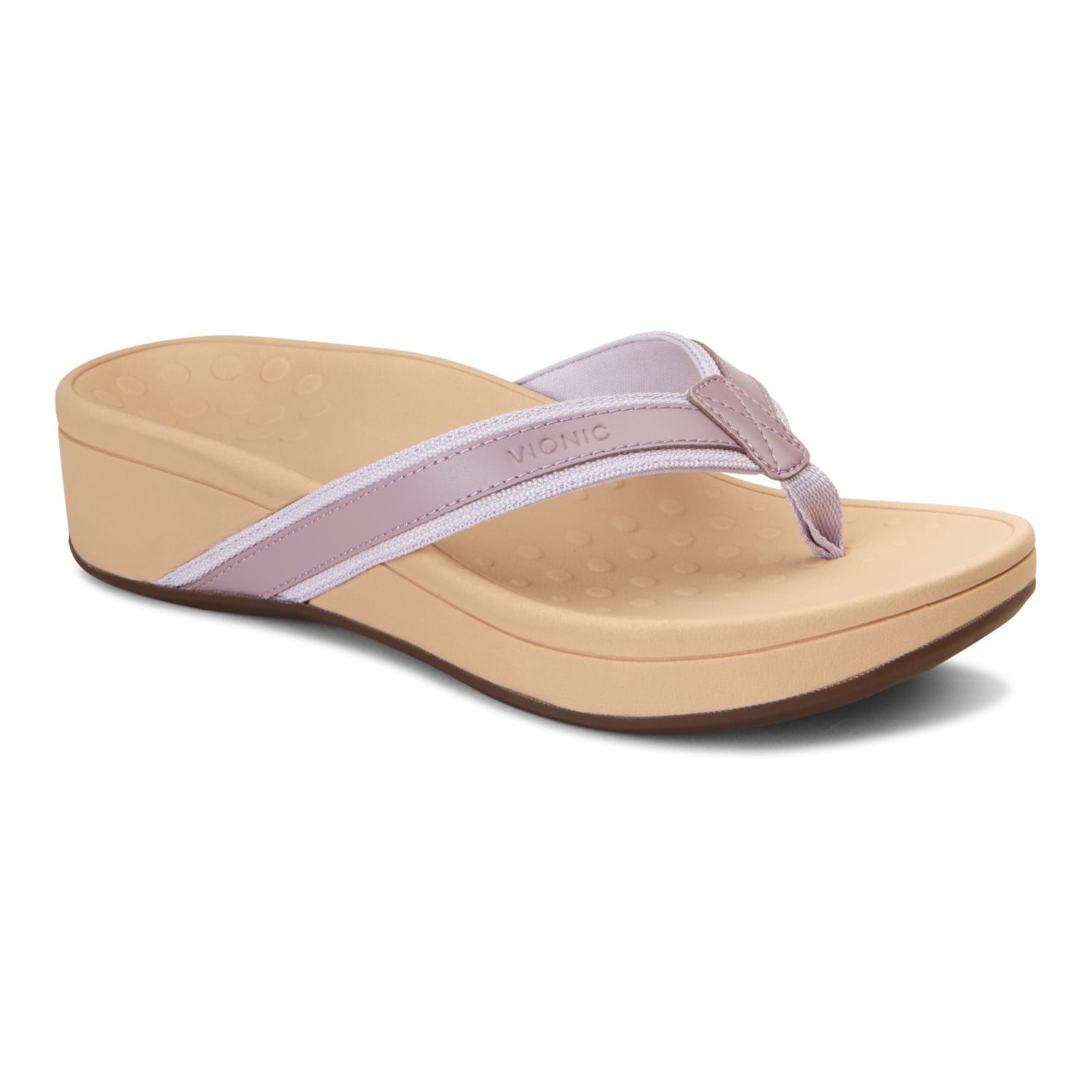 Vionic Pacific High Tide  - Women's Platform Sandal - Mauve Metallic - 1 main view
