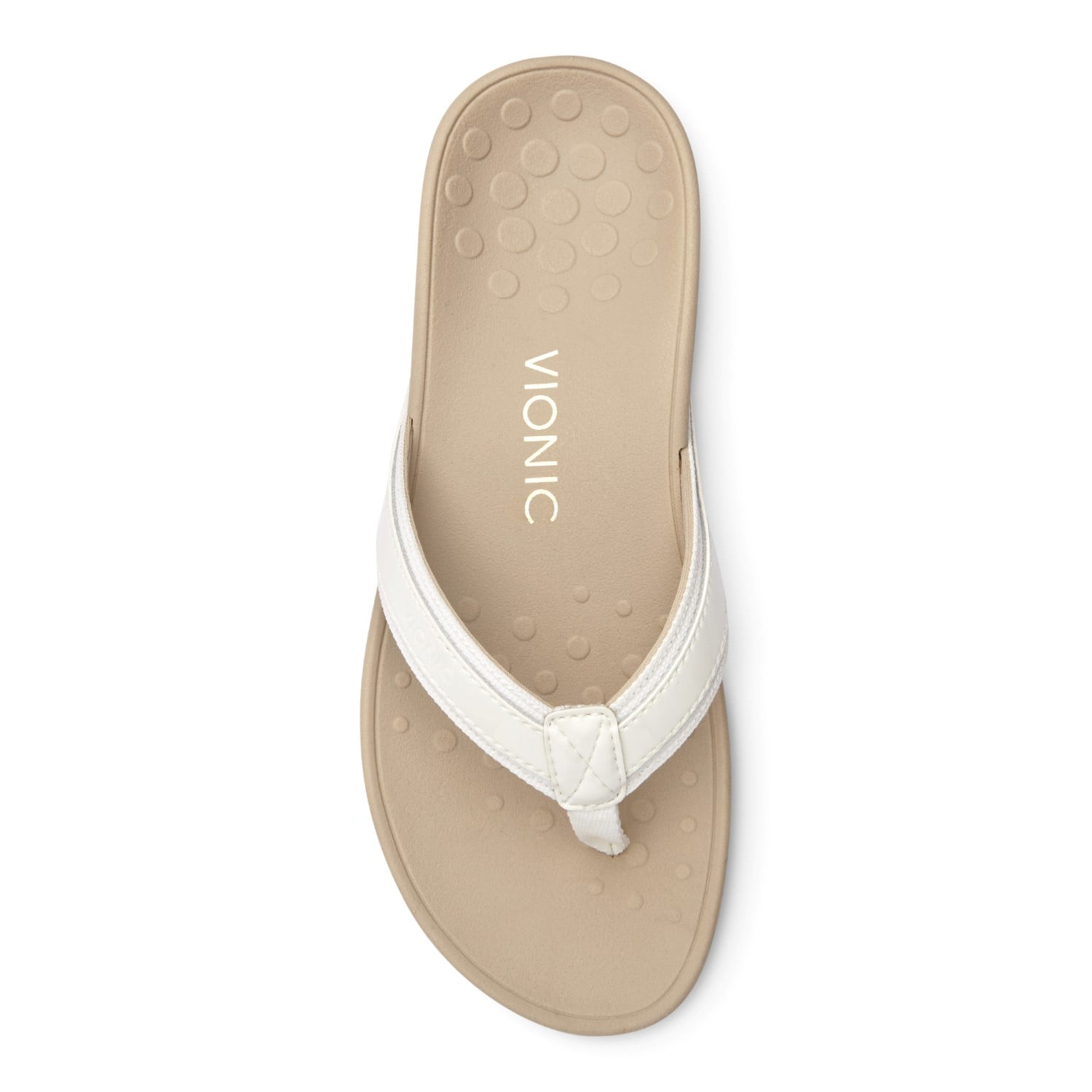 Vionic Pacific High Tide  - Women's Platform Sandal - White - 3 top view
